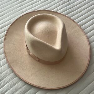 Lack of Color hat, beige Ivory Rancher